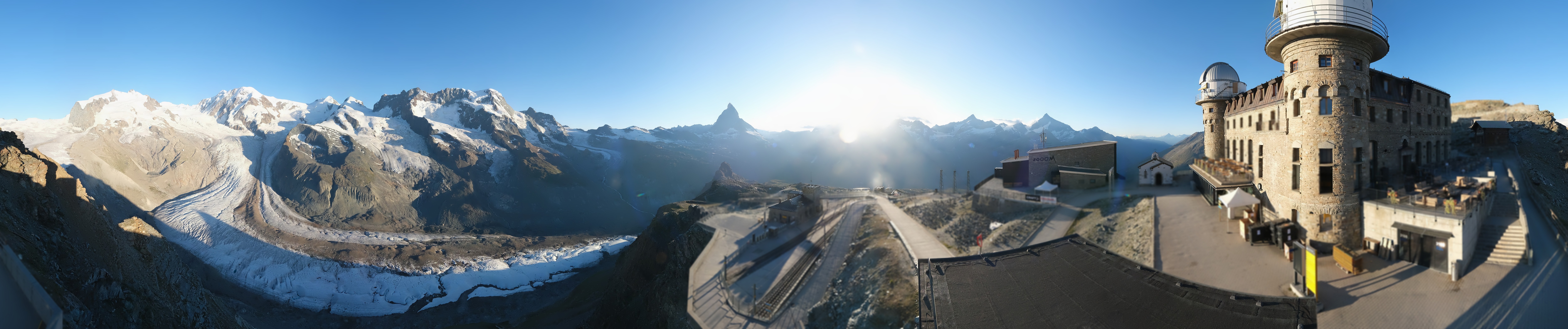 Archiv Foto Webcam Gornergrat Kulm Zermatt