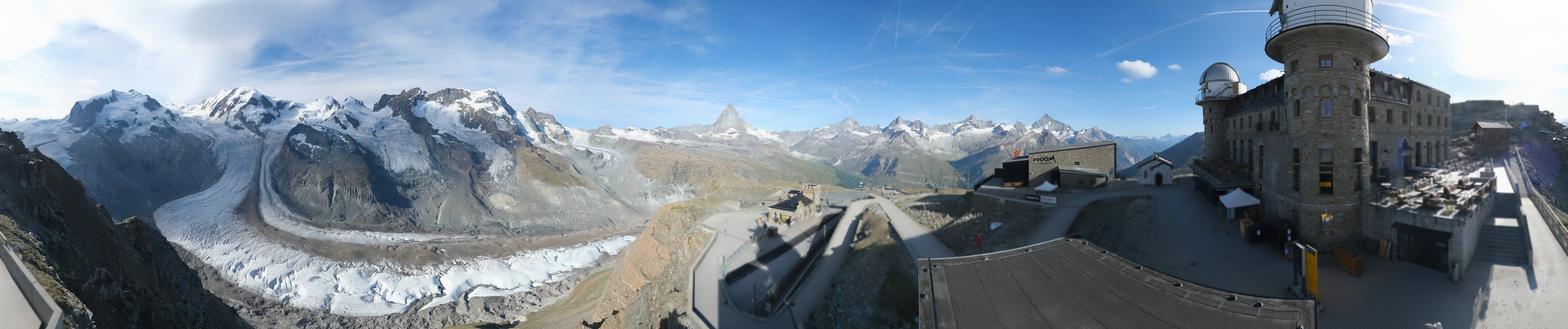 Archiv Foto Webcam Gornergrat Kulm Zermatt