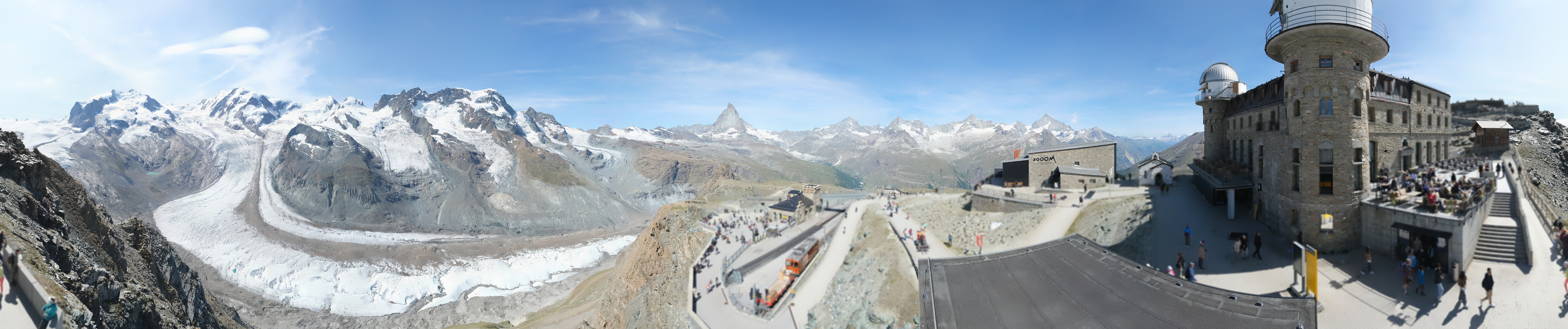 Archiv Foto Webcam Gornergrat Kulm Zermatt