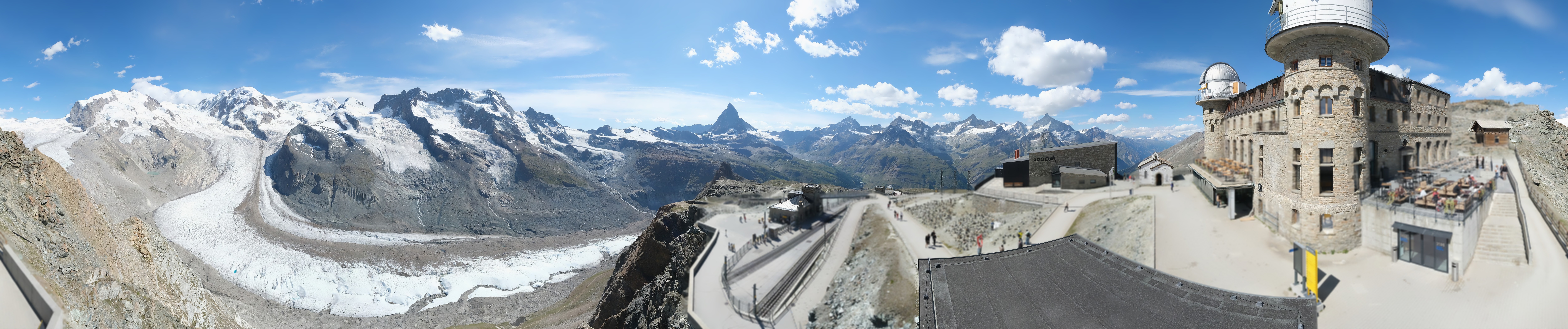 Archiv Foto Webcam Gornergrat Kulm Zermatt