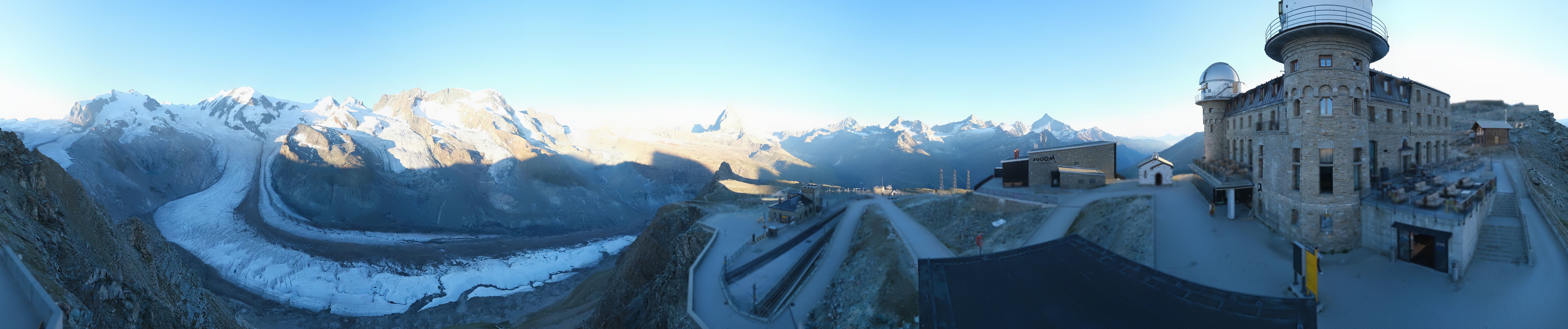 Archiv Foto Webcam Gornergrat Kulm Zermatt