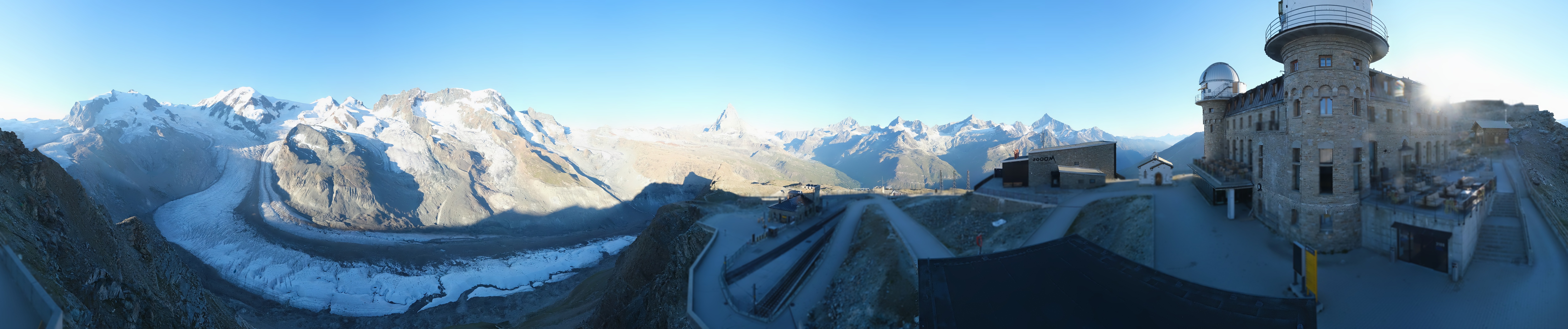 Archiv Foto Webcam Gornergrat Kulm Zermatt