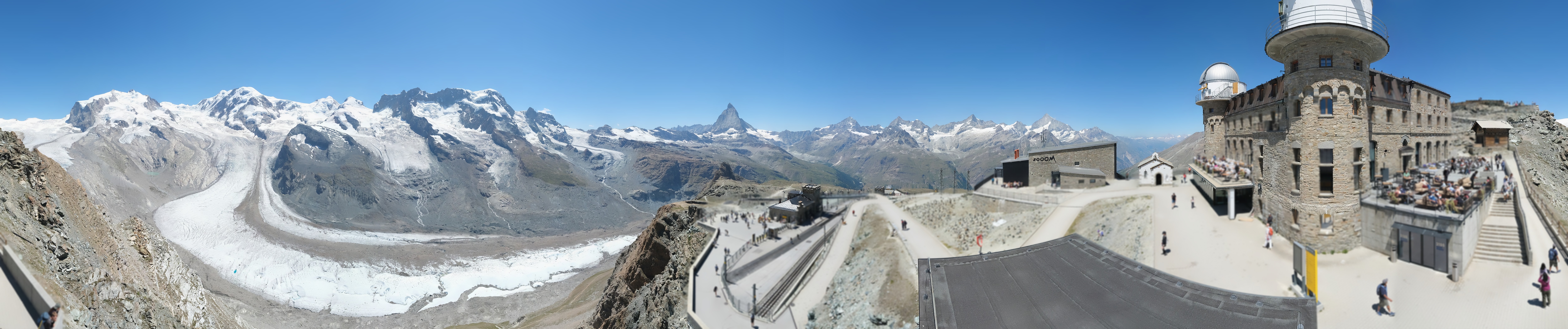 Archiv Foto Webcam Gornergrat Kulm Zermatt