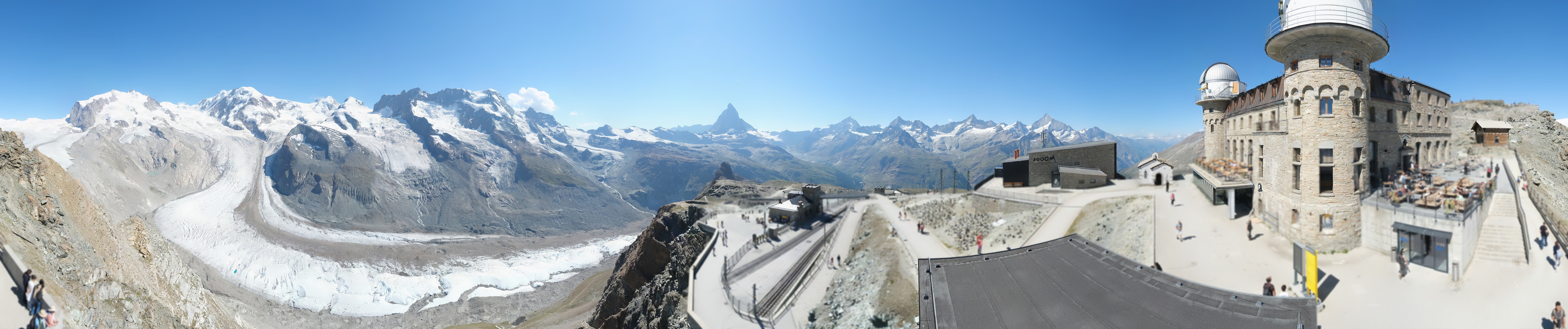 Archiv Foto Webcam Gornergrat Kulm Zermatt