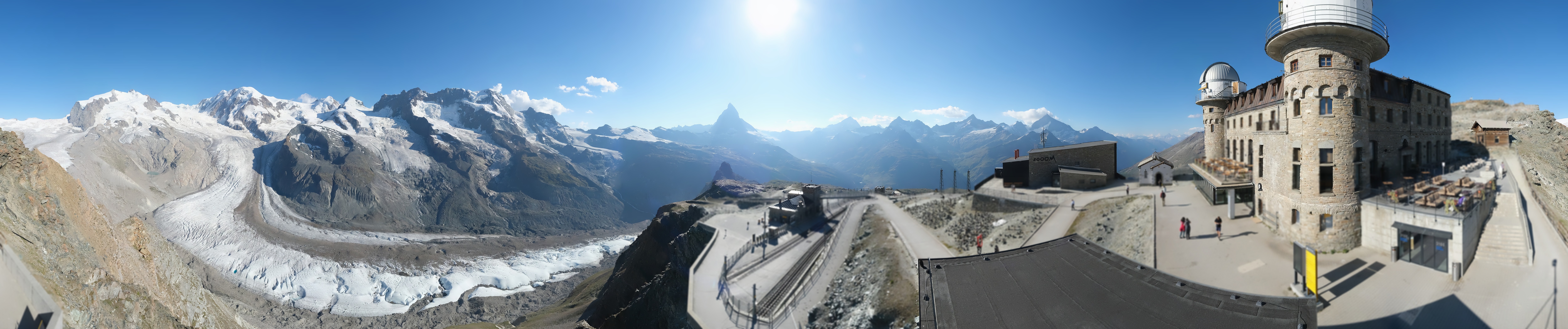 Archiv Foto Webcam Gornergrat Kulm Zermatt