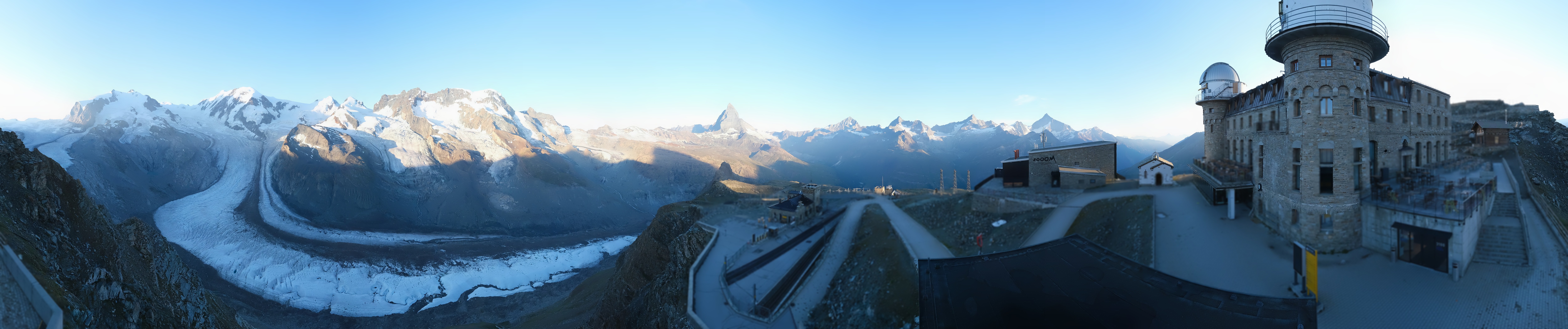Archiv Foto Webcam Gornergrat Kulm Zermatt