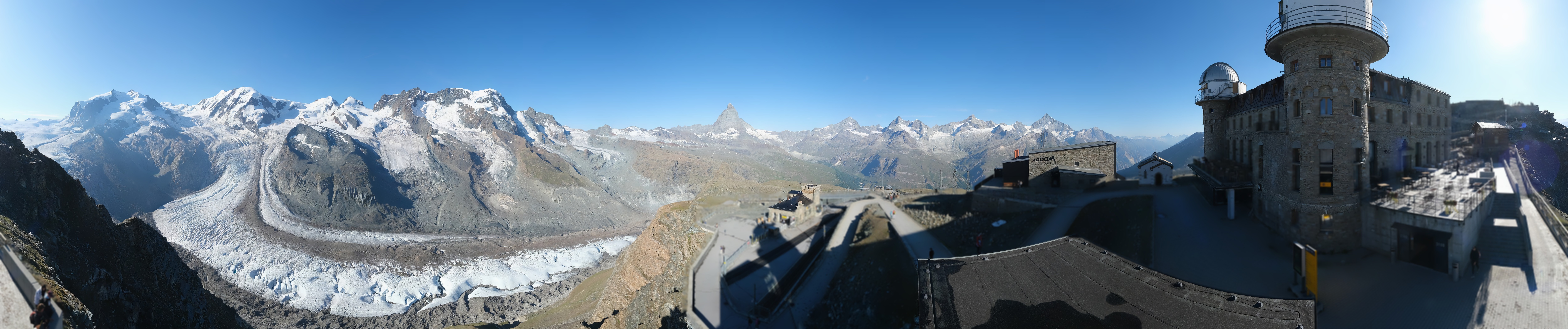 Archiv Foto Webcam Gornergrat Kulm Zermatt