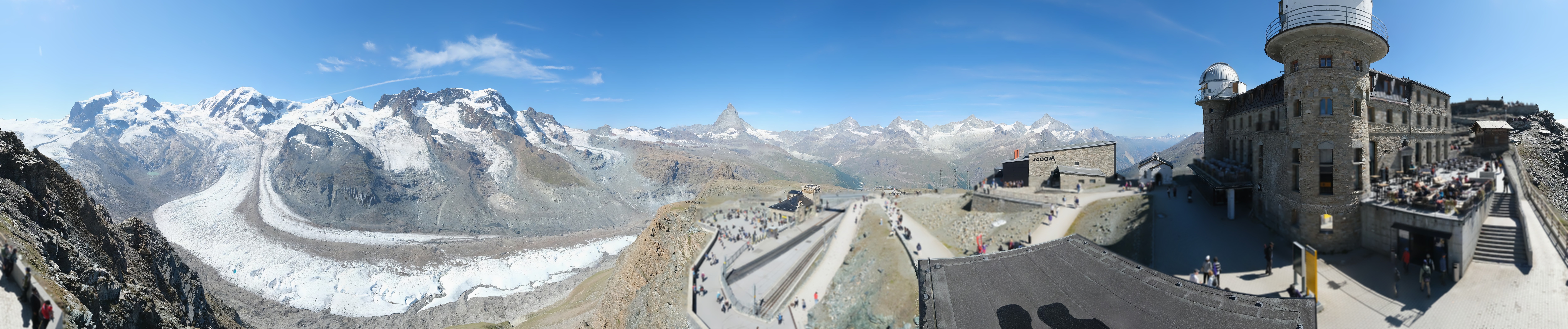 Archiv Foto Webcam Gornergrat Kulm Zermatt