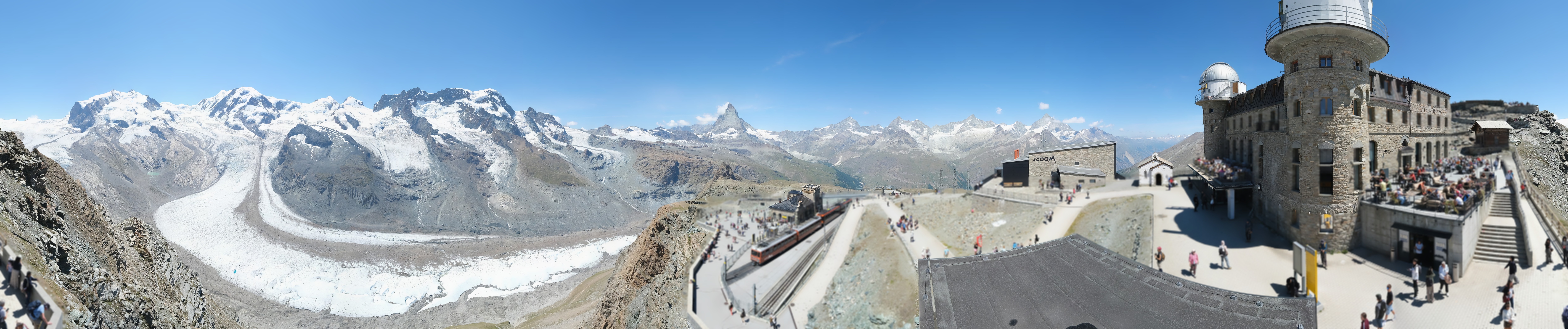 Archiv Foto Webcam Gornergrat Kulm Zermatt