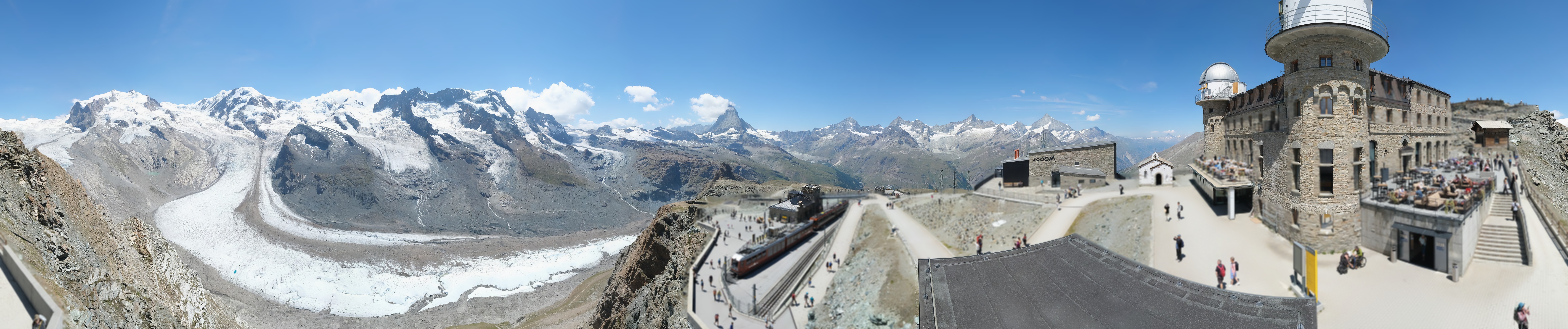 Archiv Foto Webcam Gornergrat Kulm Zermatt