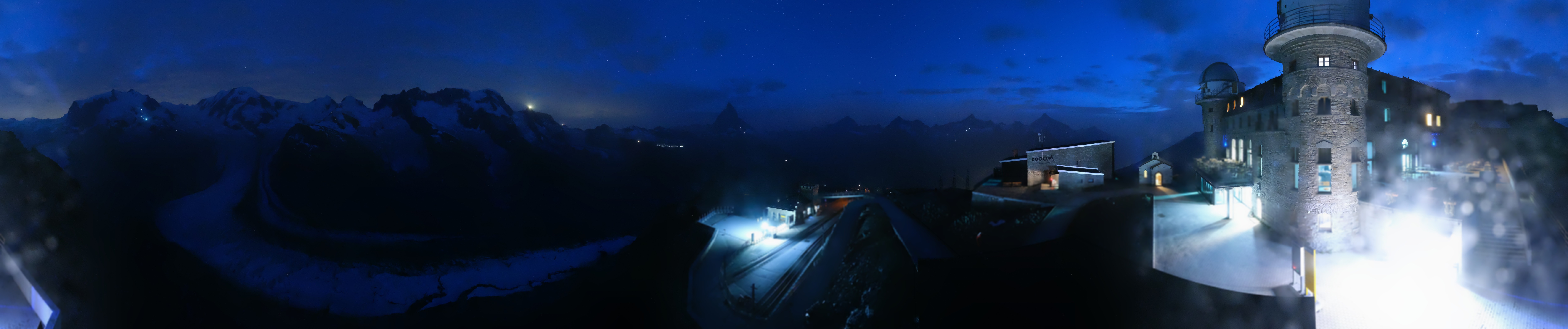 Archived image Webcam Gornergrat Kulm Zermatt