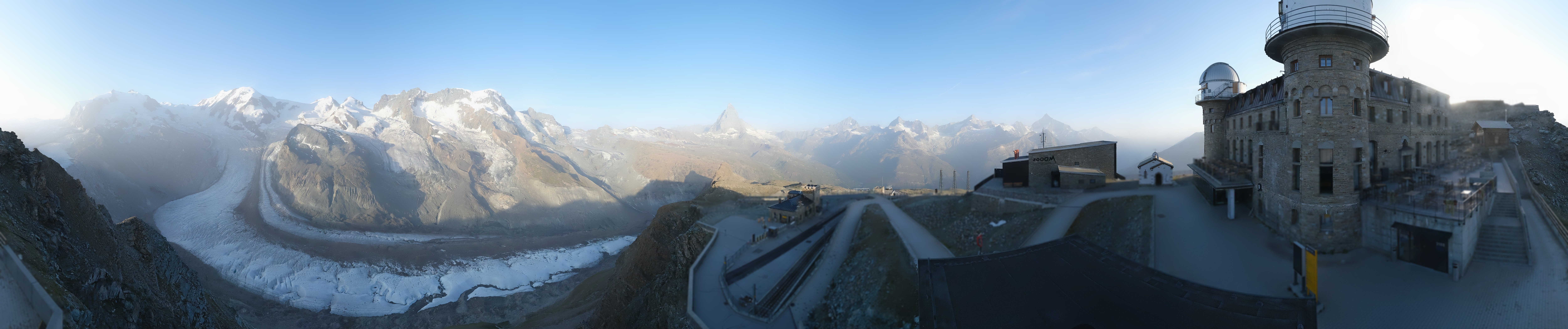 Archived image Webcam Gornergrat Kulm Zermatt