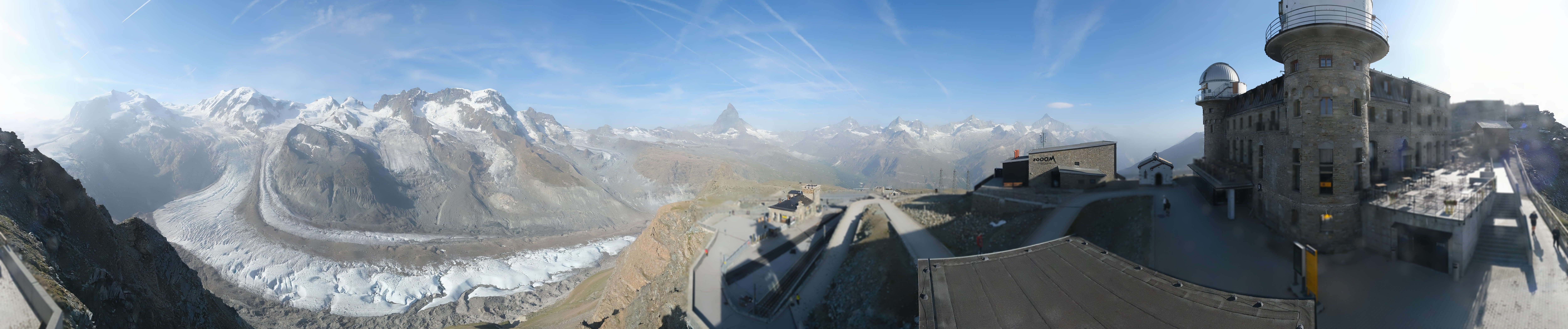 Archived image Webcam Gornergrat Kulm Zermatt