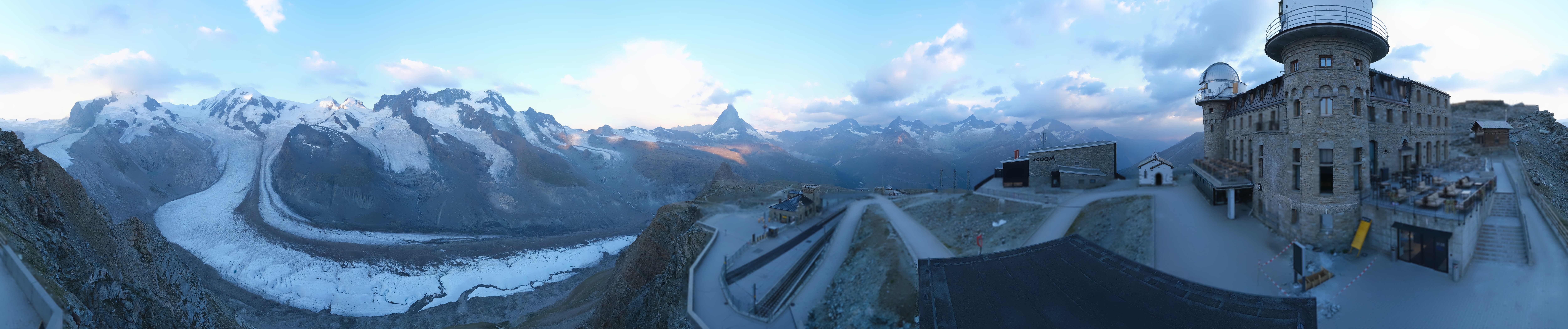 Archiv Foto Webcam Gornergrat Kulm Zermatt
