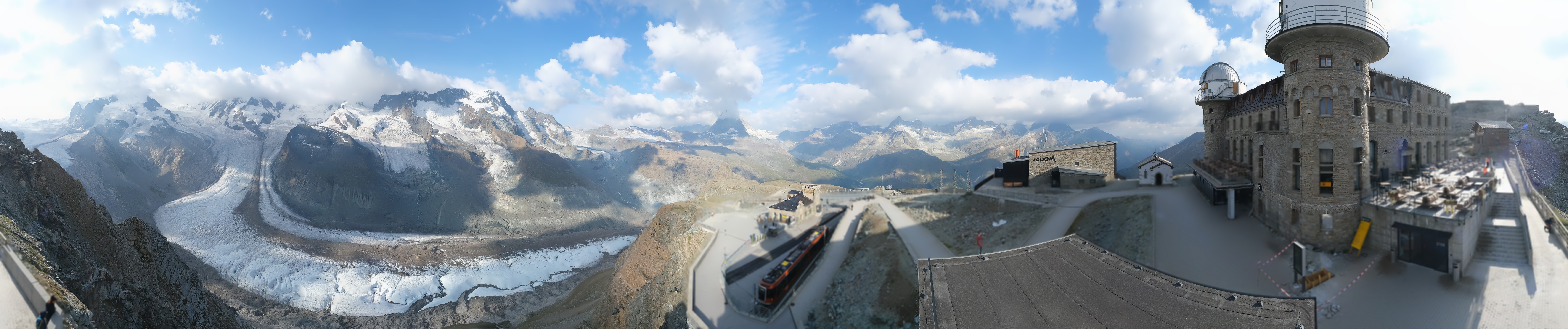 Archiv Foto Webcam Gornergrat Kulm Zermatt