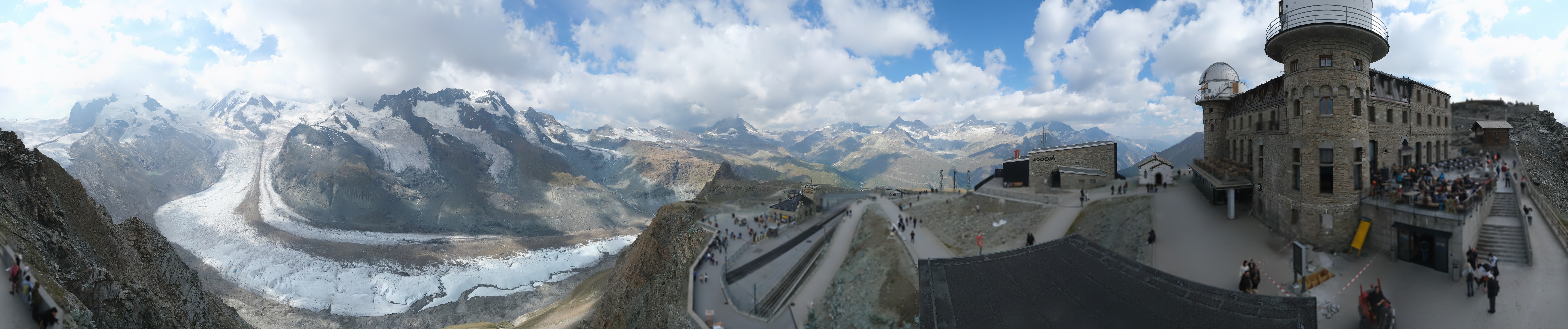 Archiv Foto Webcam Gornergrat Kulm Zermatt