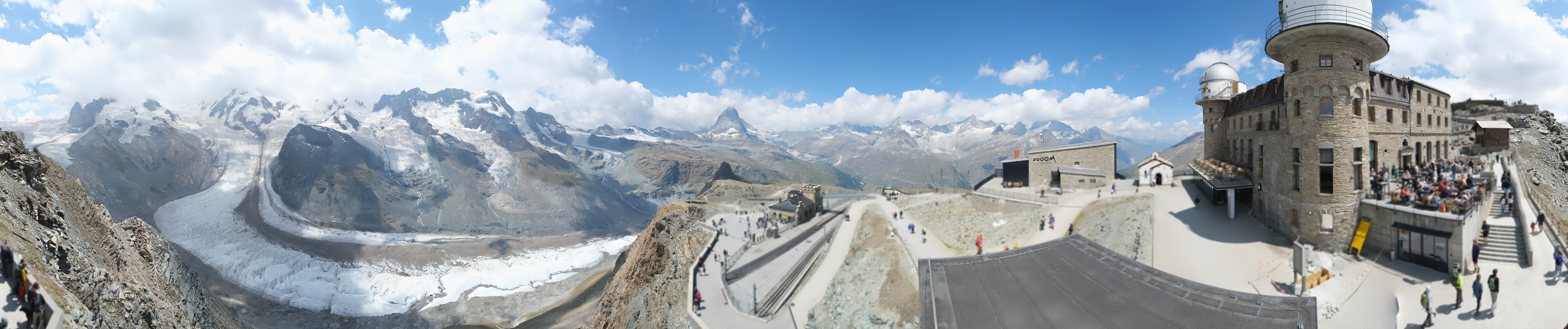 Archiv Foto Webcam Gornergrat Kulm Zermatt