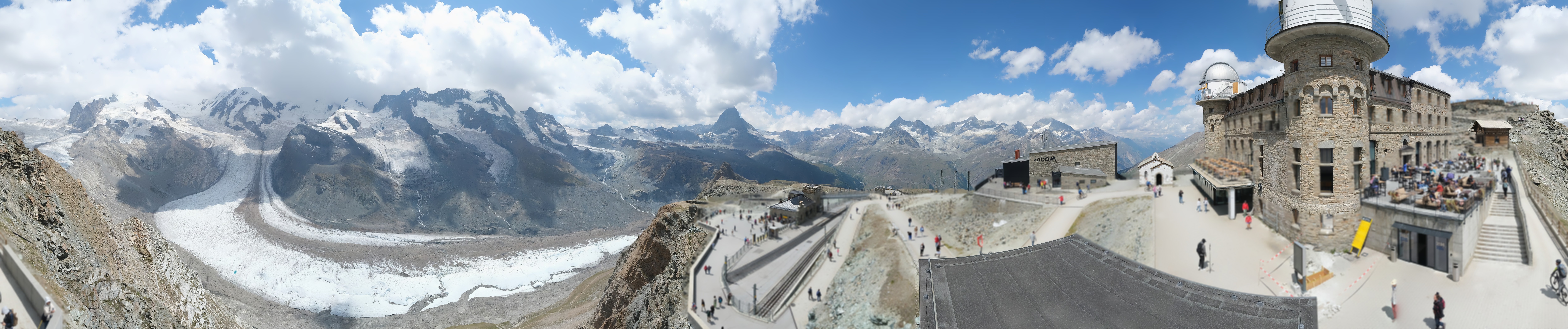 Archiv Foto Webcam Gornergrat Kulm Zermatt