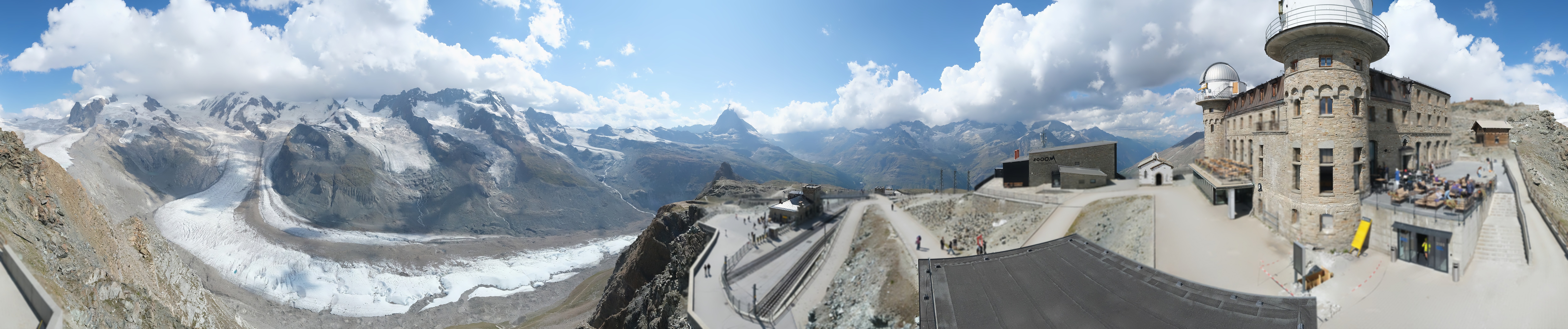 Archiv Foto Webcam Gornergrat Kulm Zermatt
