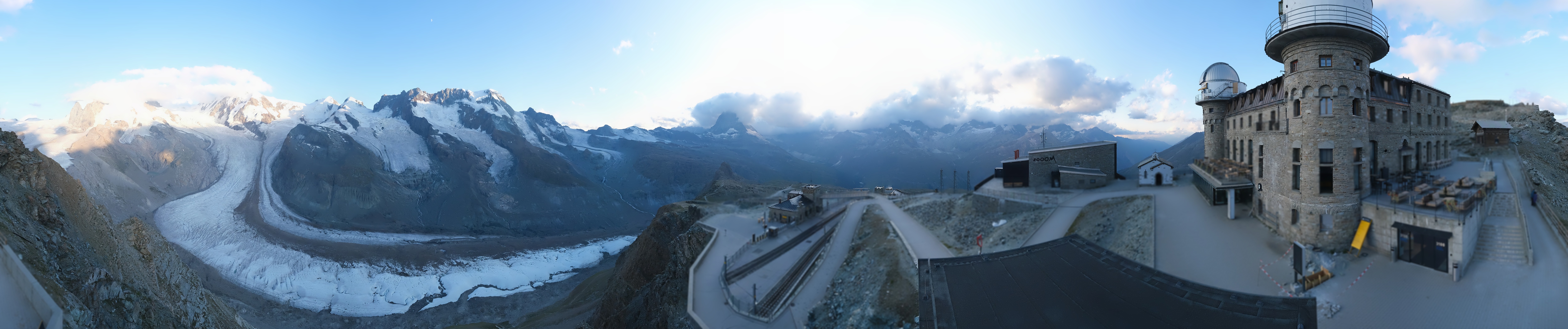 Archiv Foto Webcam Gornergrat Kulm Zermatt