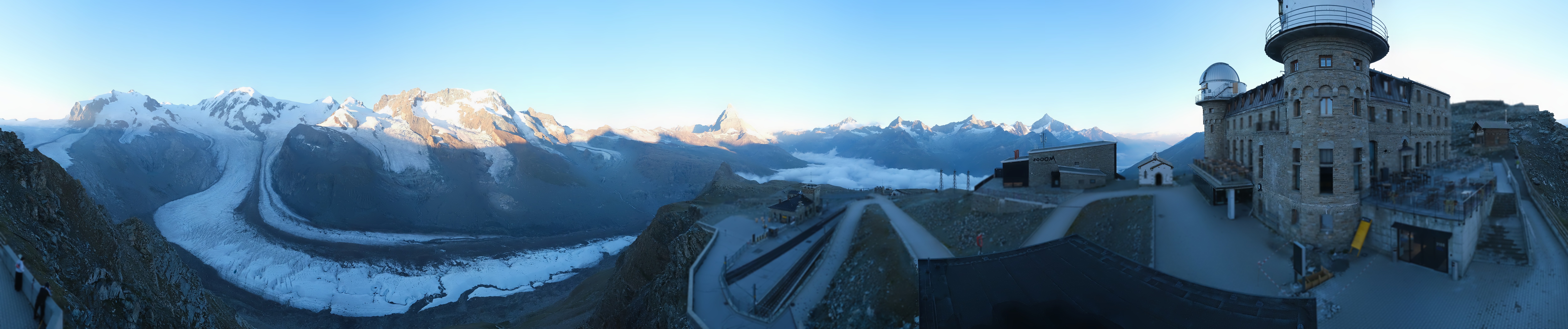 Archiv Foto Webcam Gornergrat Kulm Zermatt