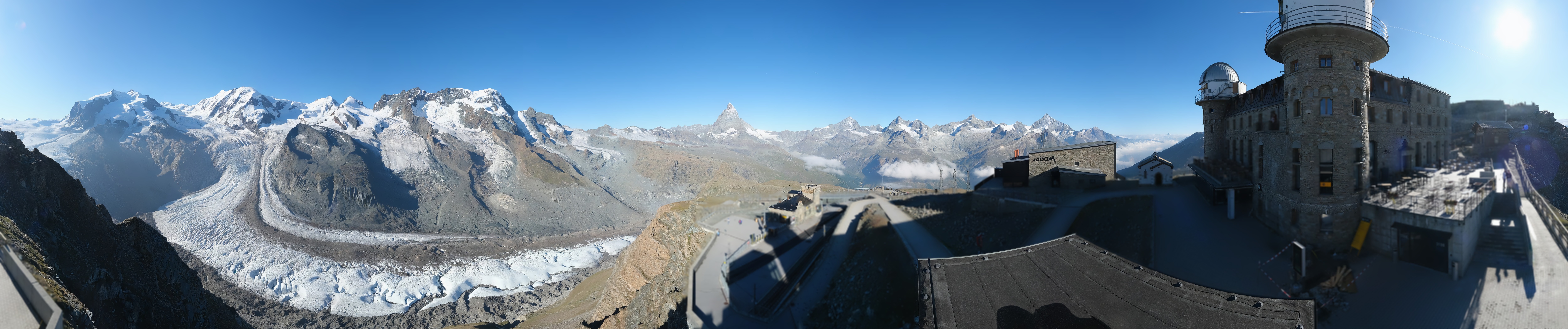Archiv Foto Webcam Gornergrat Kulm Zermatt