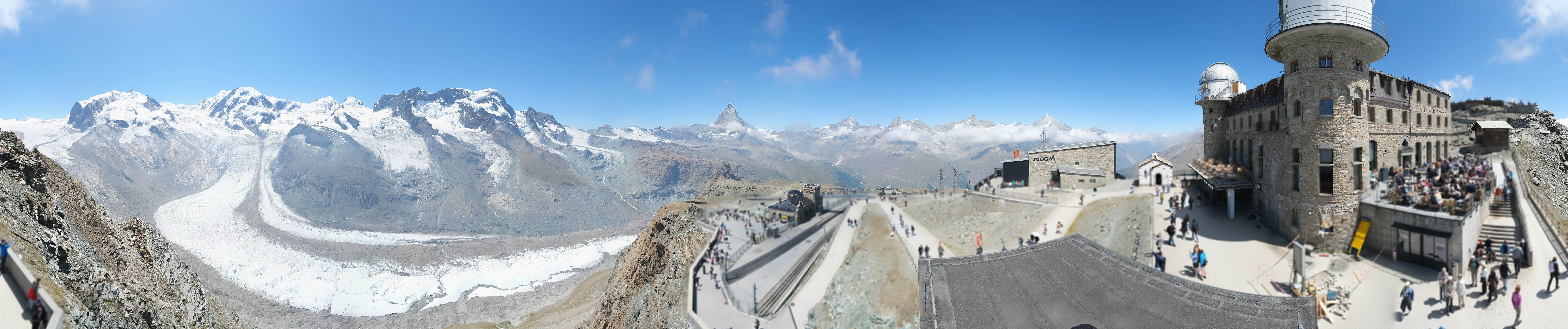Archiv Foto Webcam Gornergrat Kulm Zermatt