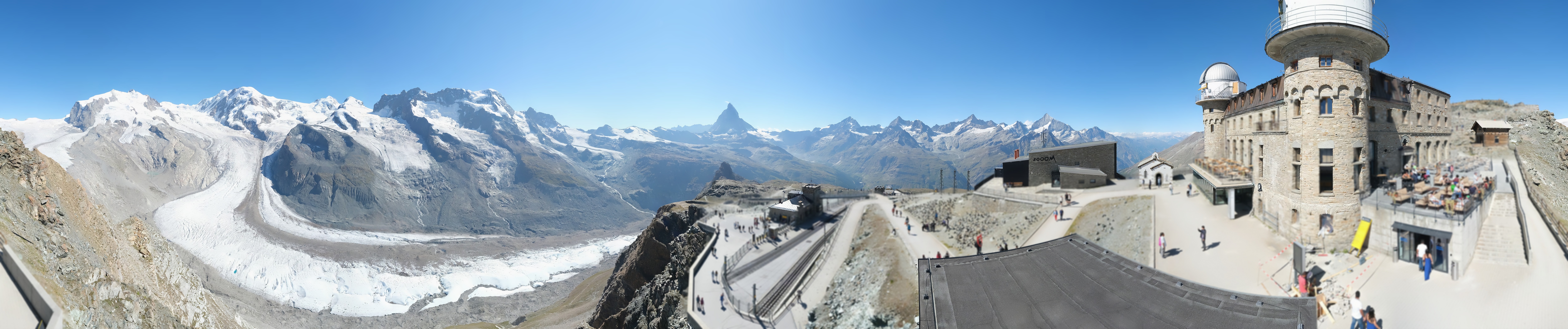 Archiv Foto Webcam Gornergrat Kulm Zermatt