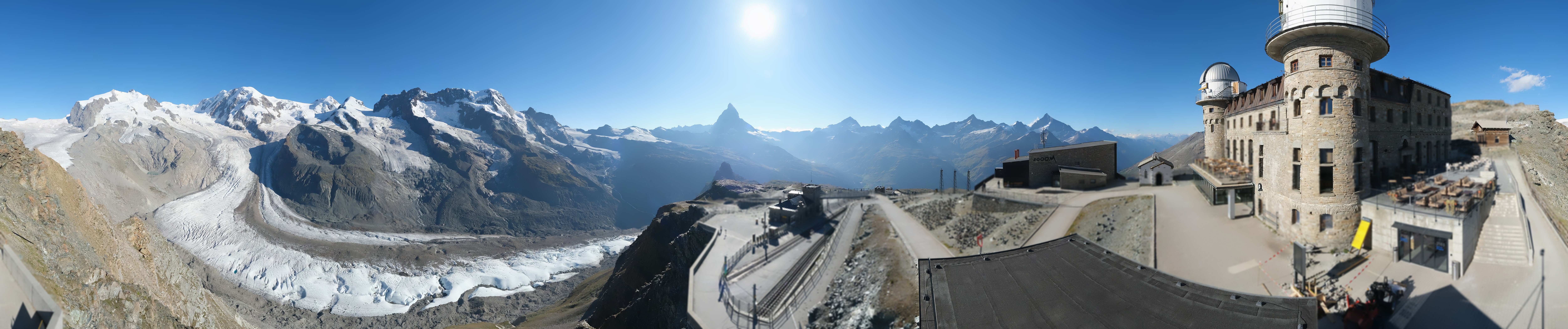Archiv Foto Webcam Gornergrat Kulm Zermatt