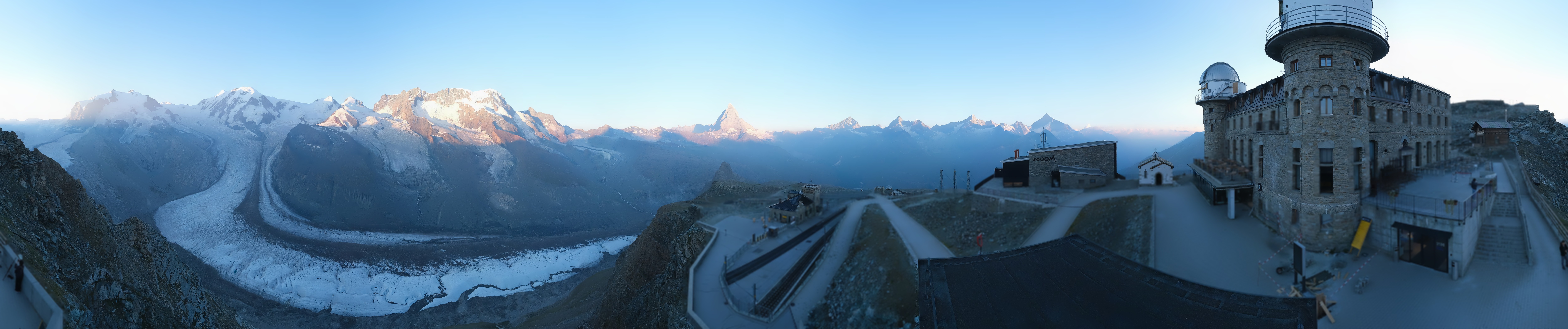 Archived image Webcam Gornergrat Kulm Zermatt