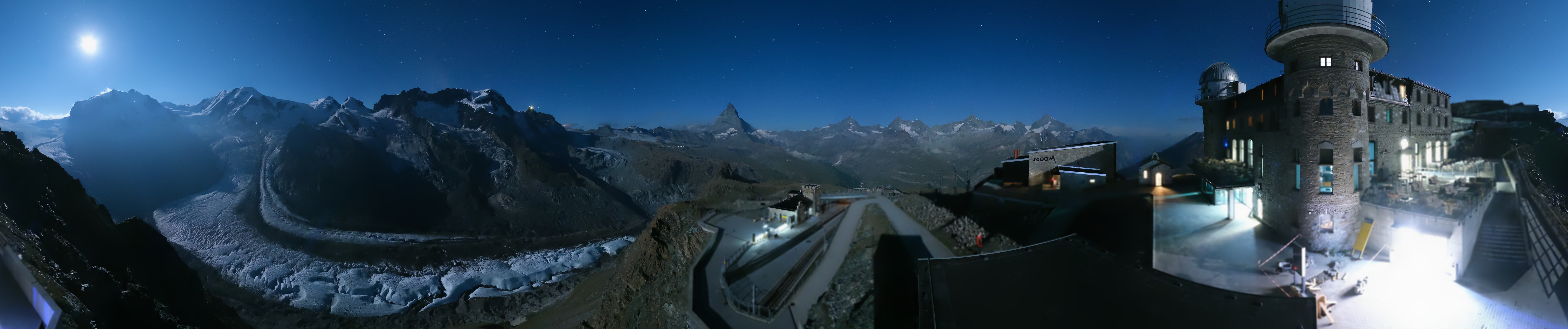 Archiv Foto Webcam Gornergrat Kulm Zermatt
