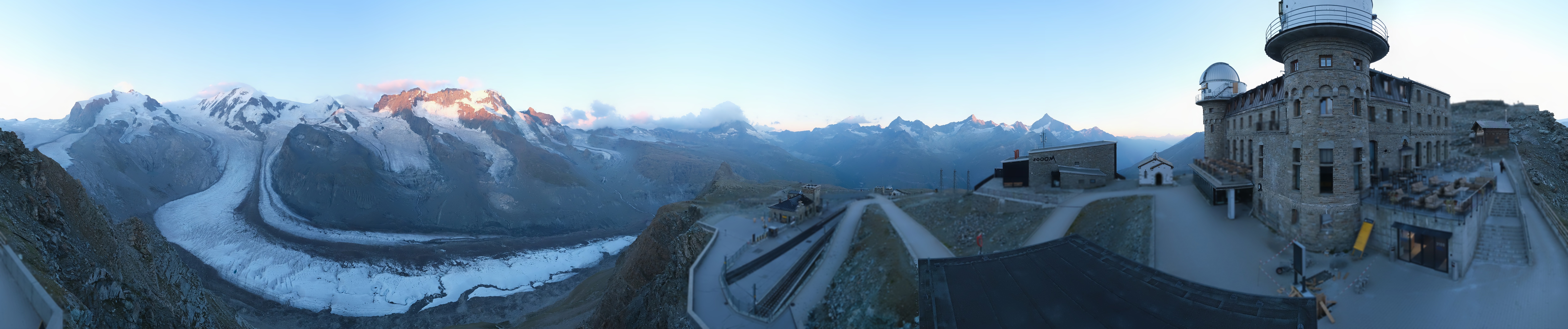Archiv Foto Webcam Gornergrat Kulm Zermatt