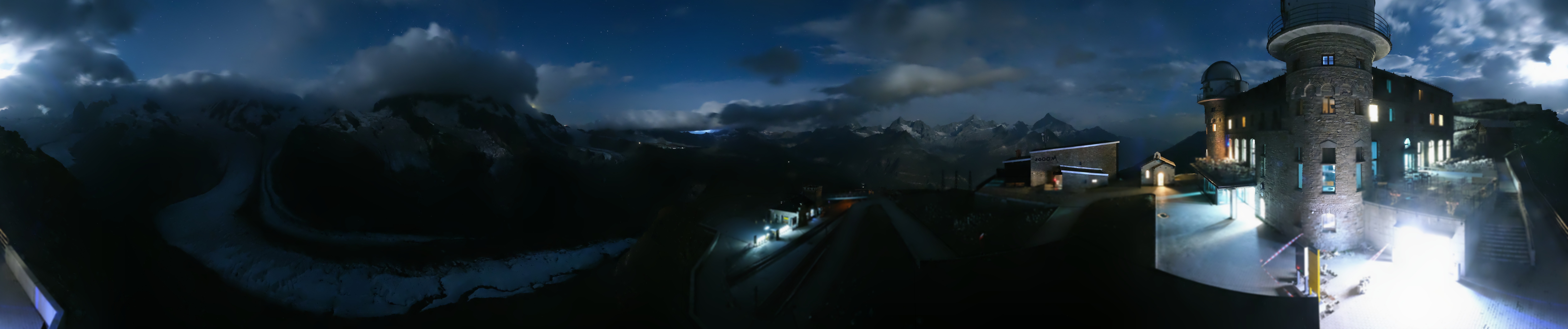 Archived image Webcam Gornergrat Kulm Zermatt