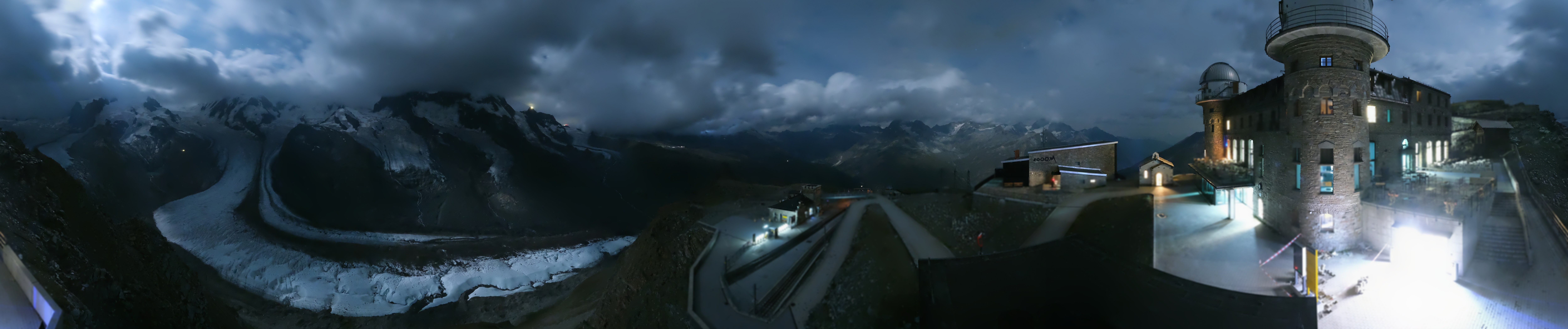 Archived image Webcam Gornergrat Kulm Zermatt