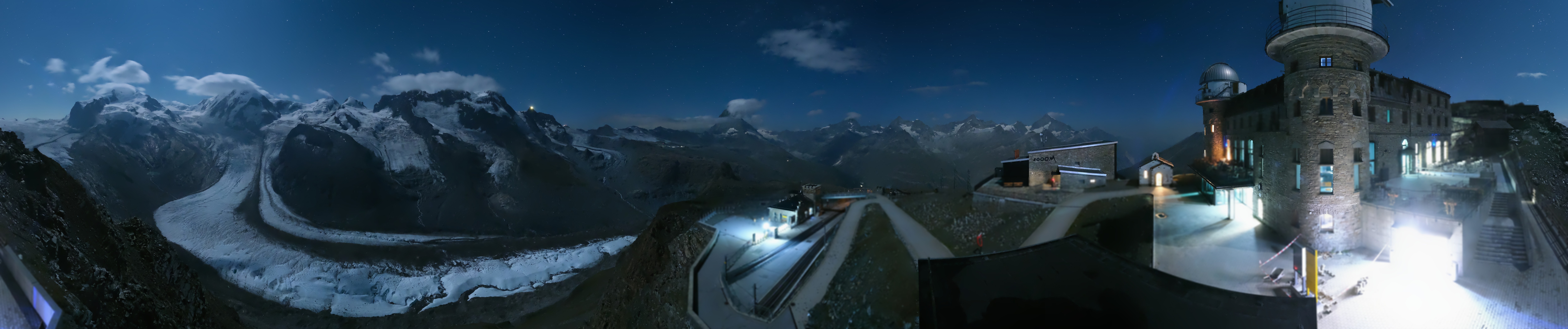Archived image Webcam Gornergrat Kulm Zermatt