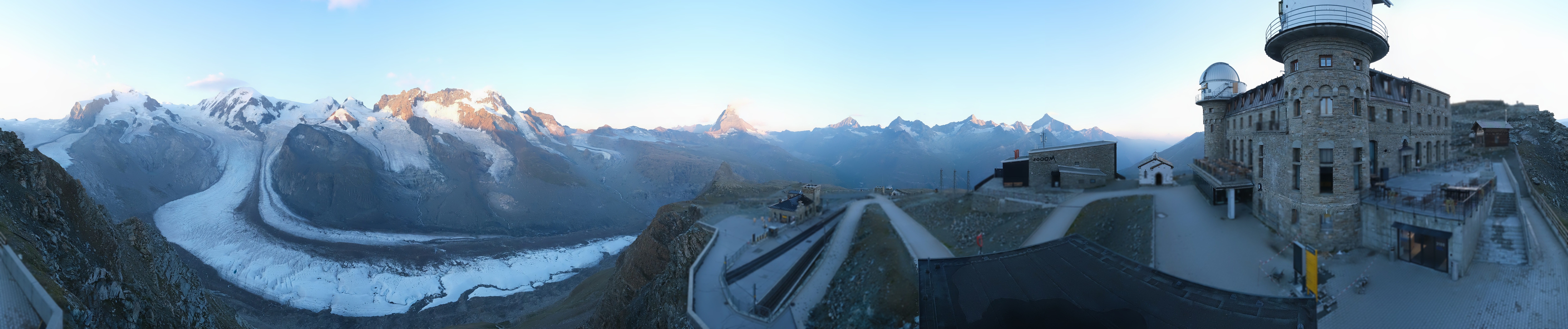 Archived image Webcam Gornergrat Kulm Zermatt