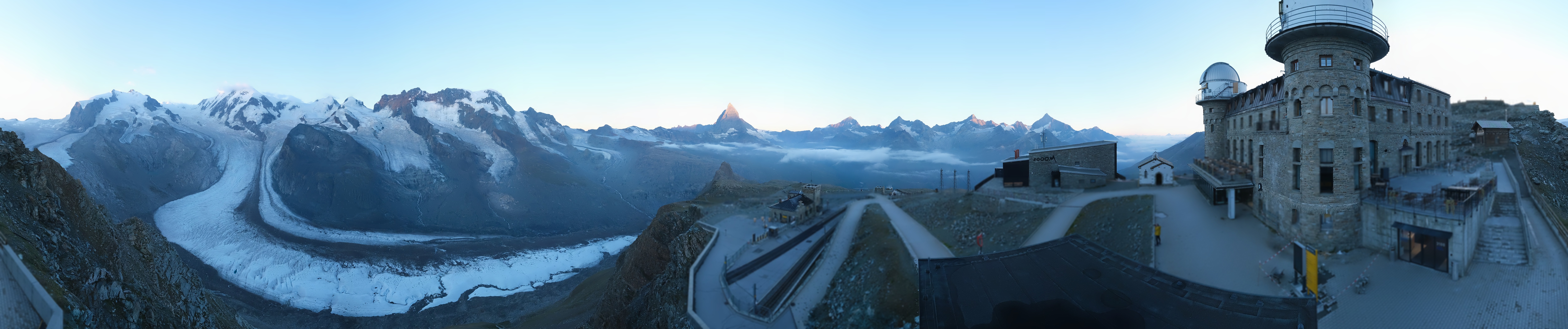 Archiv Foto Webcam Gornergrat Kulm Zermatt