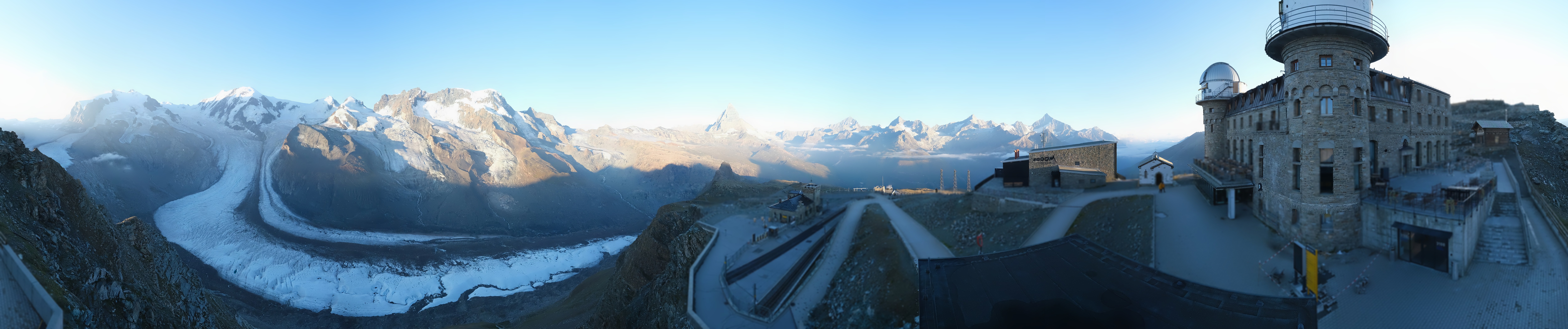 Archiv Foto Webcam Gornergrat Kulm Zermatt
