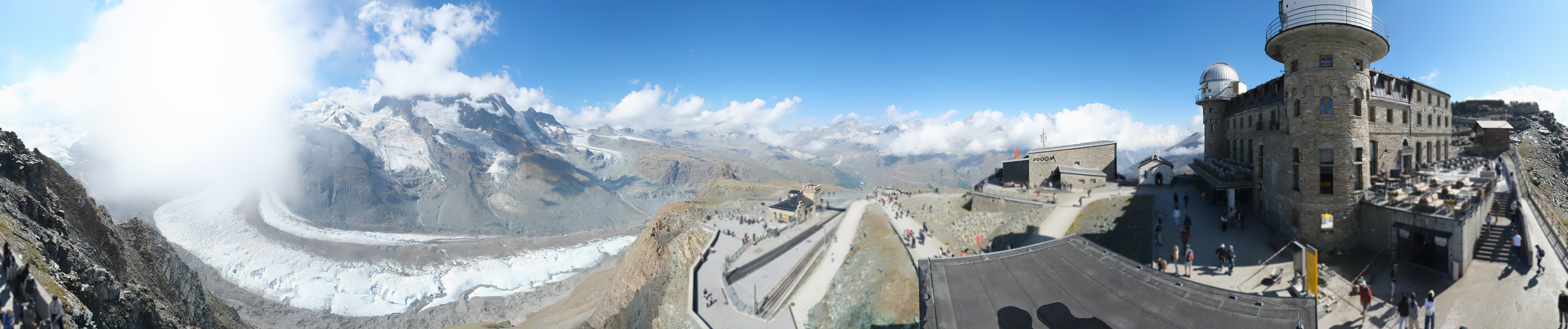 Archiv Foto Webcam Gornergrat Kulm Zermatt