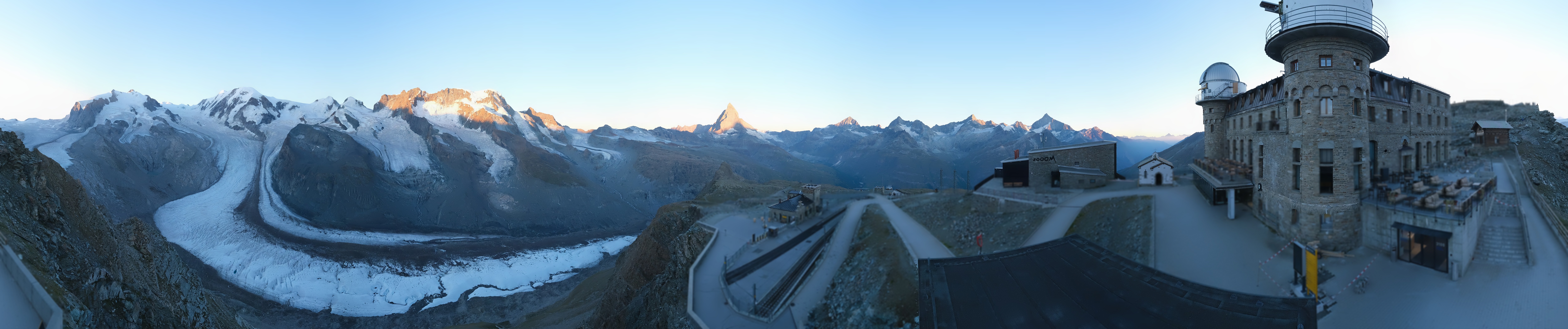 Archiv Foto Webcam Gornergrat Kulm Zermatt