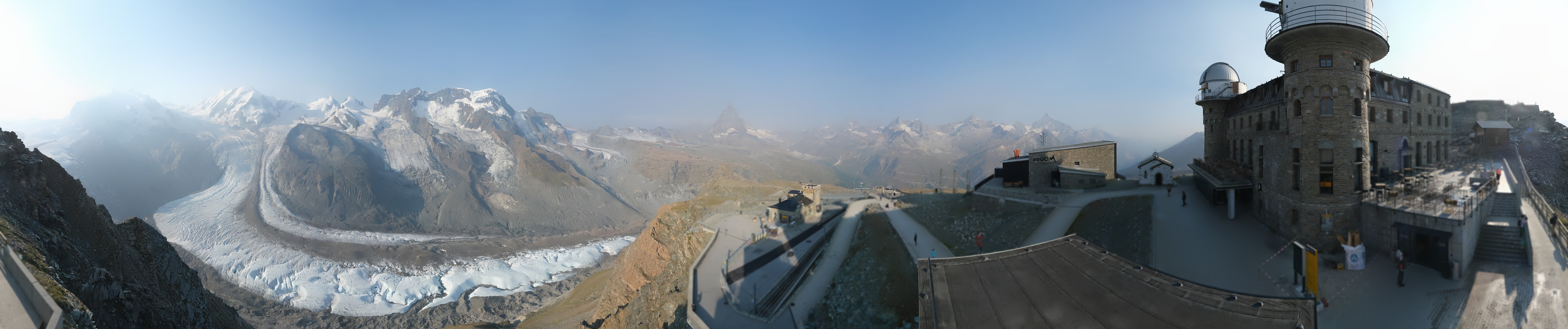 Archiv Foto Webcam Gornergrat Kulm Zermatt