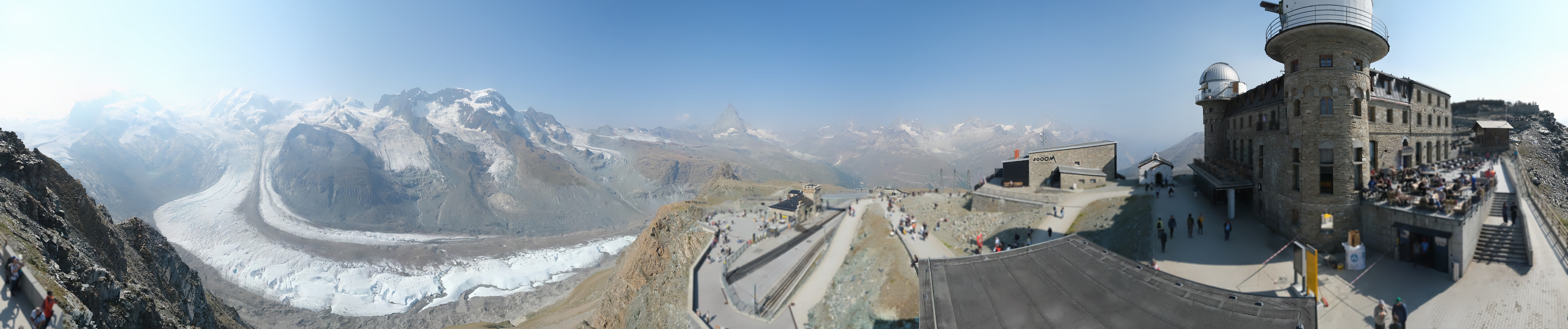 Archiv Foto Webcam Gornergrat Kulm Zermatt