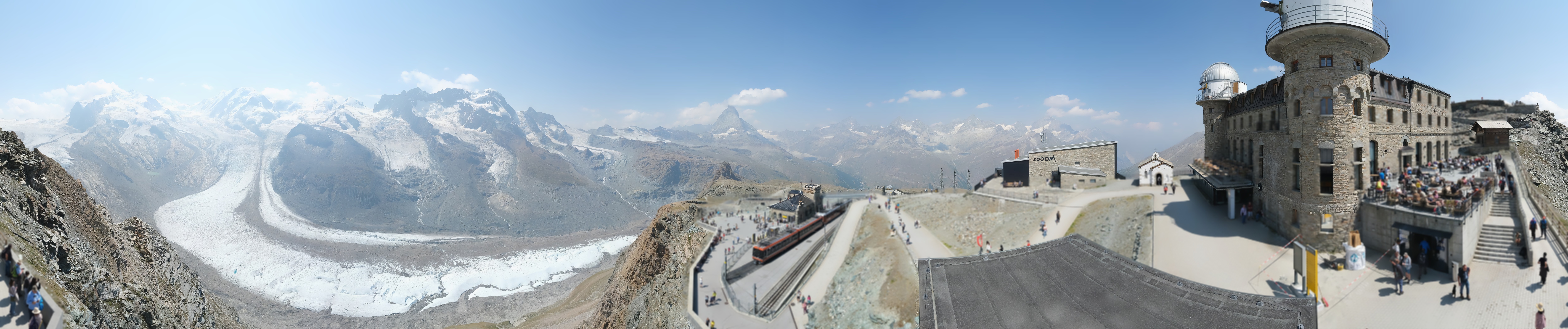 Archiv Foto Webcam Gornergrat Kulm Zermatt