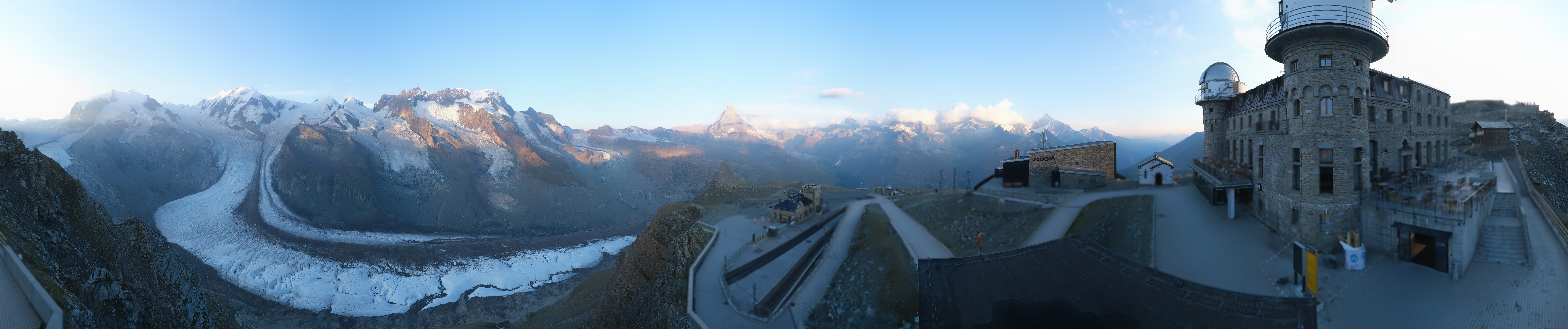 Archiv Foto Webcam Gornergrat Kulm Zermatt