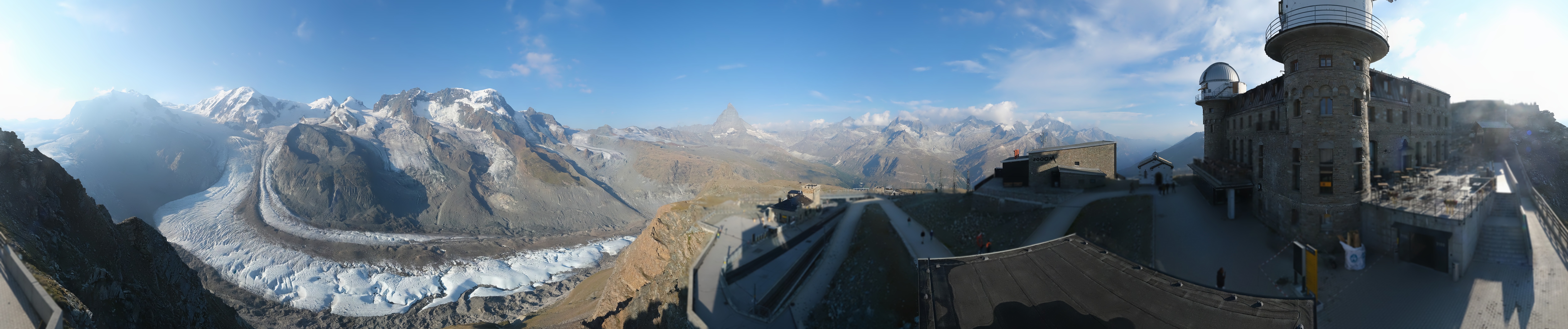 Archiv Foto Webcam Gornergrat Kulm Zermatt