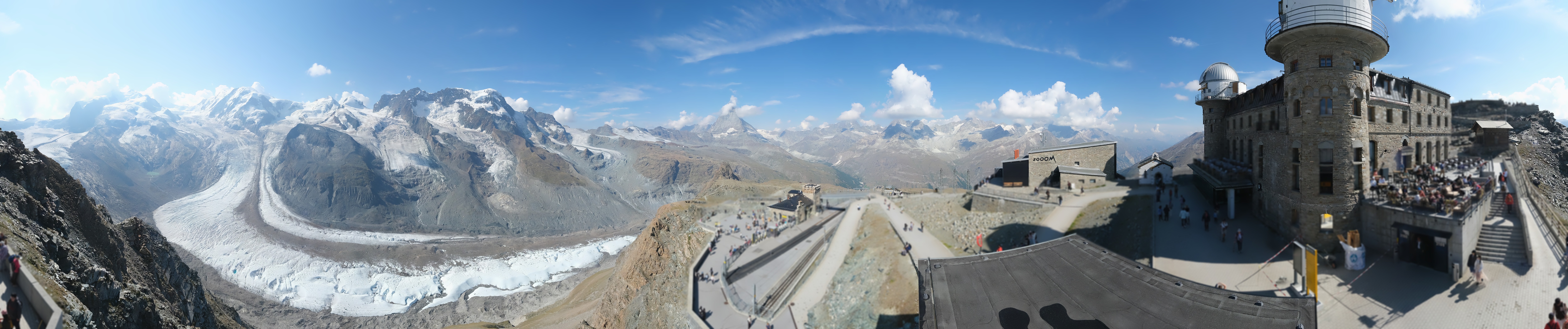 Archiv Foto Webcam Gornergrat Kulm Zermatt