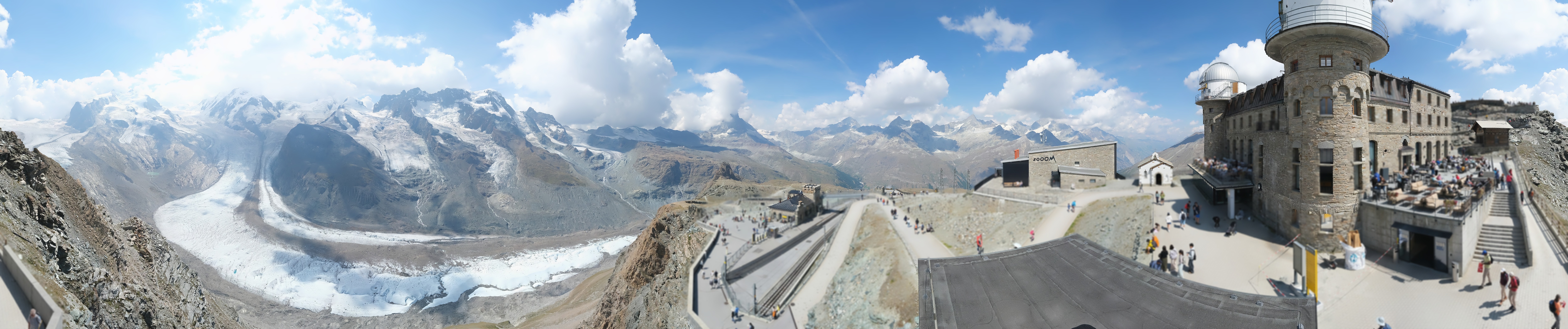 Archiv Foto Webcam Gornergrat Kulm Zermatt