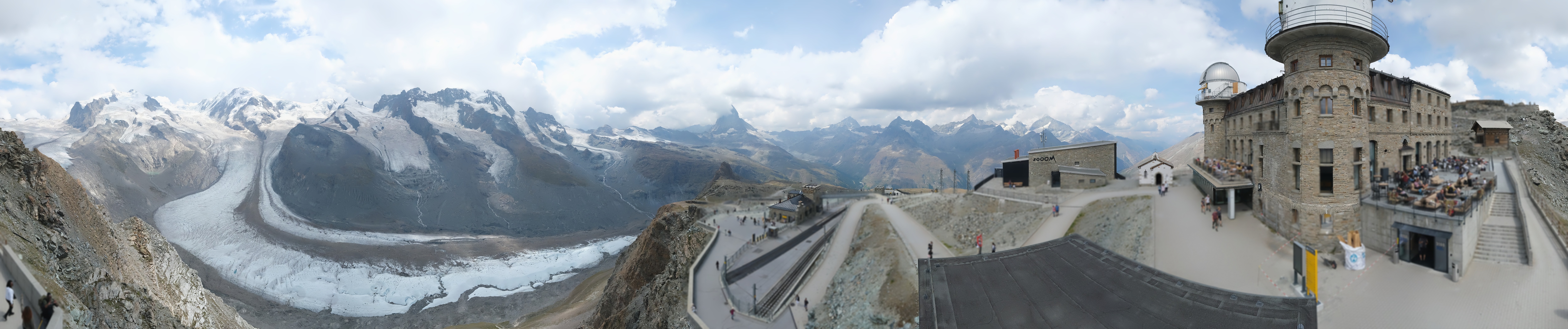 Archiv Foto Webcam Gornergrat Kulm Zermatt