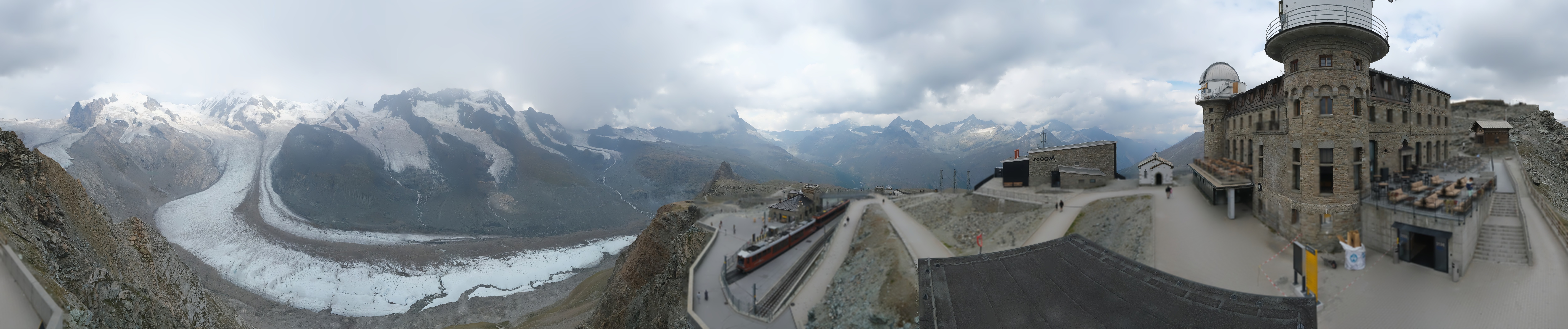 Archiv Foto Webcam Gornergrat Kulm Zermatt