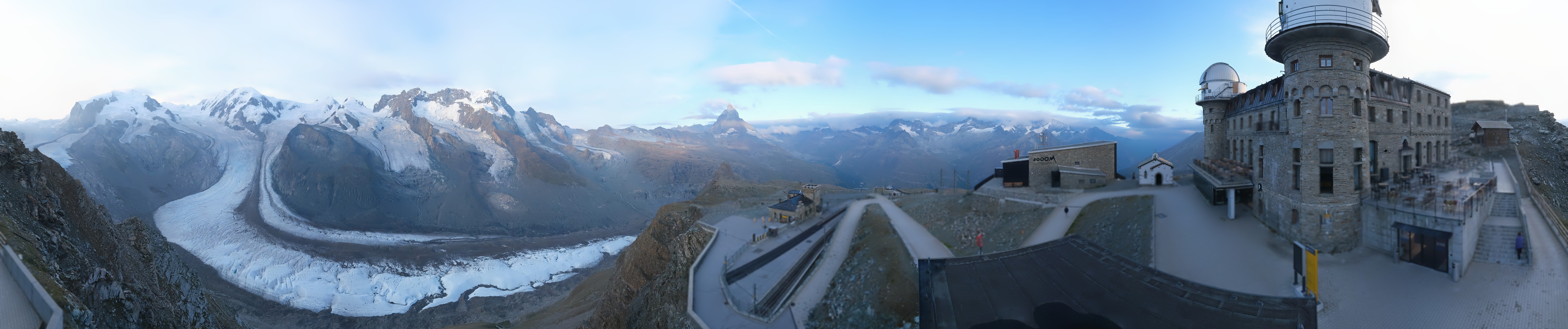 Archiv Foto Webcam Gornergrat Kulm Zermatt